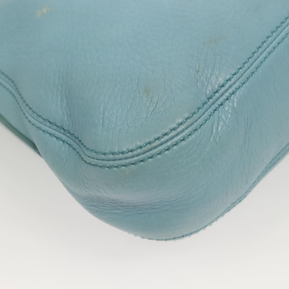 Bottega Veneta Shoulder Bag Leather, BLUE, LEATHER, Shoulder bag