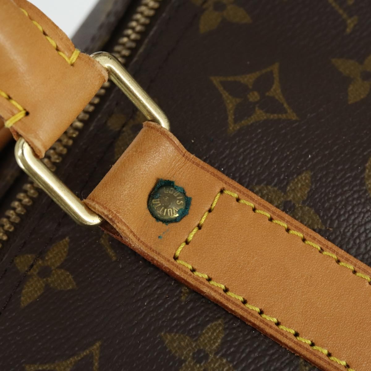 Louis Vuitton Keepall Bag Monogram Canvas, BROWN, CANVAS, Travel bag