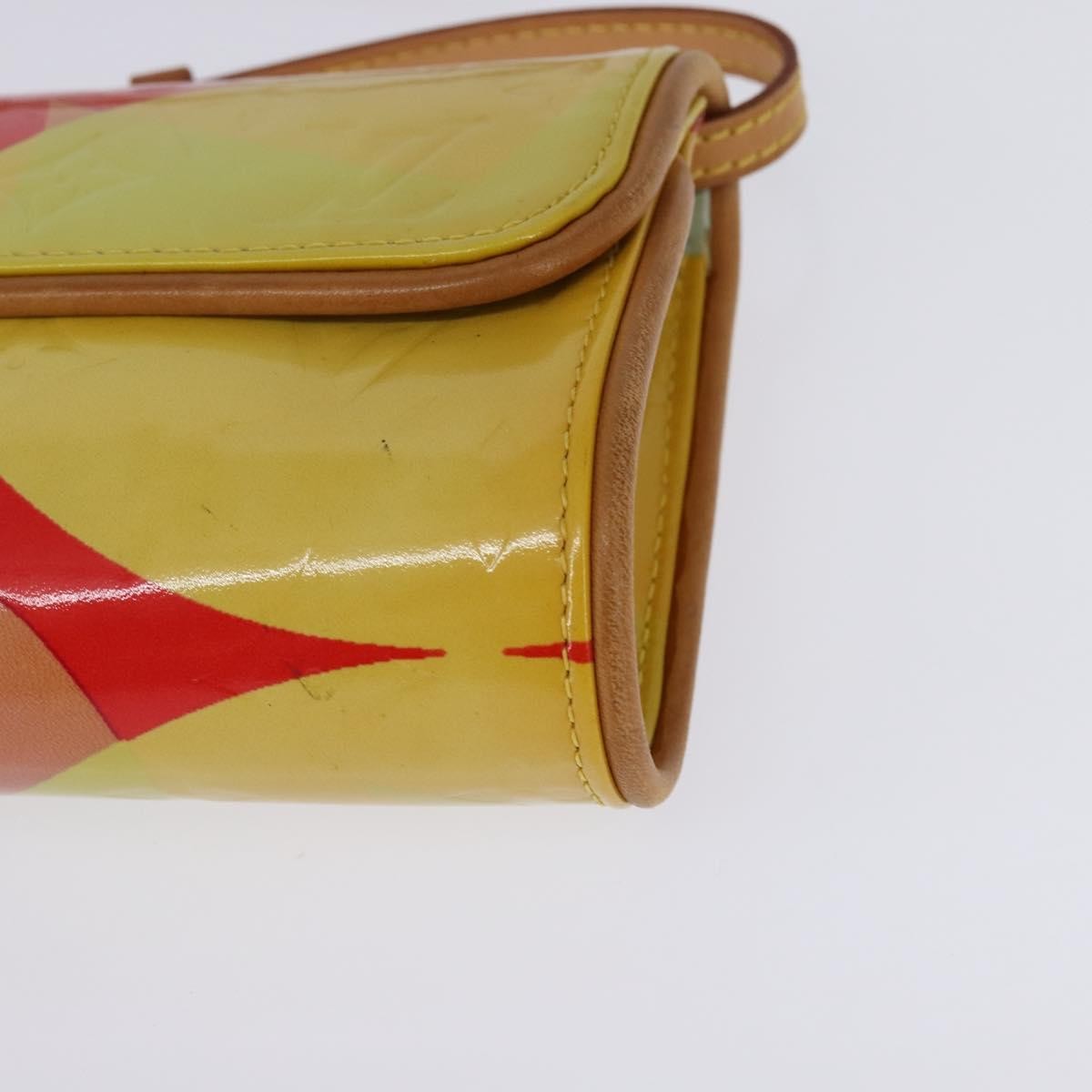 Louis Vuitton Fleurs Pochette Printed Monogram Vernis, MULTICOLOUR, PATENT_LEATHER, Clutche & pouche