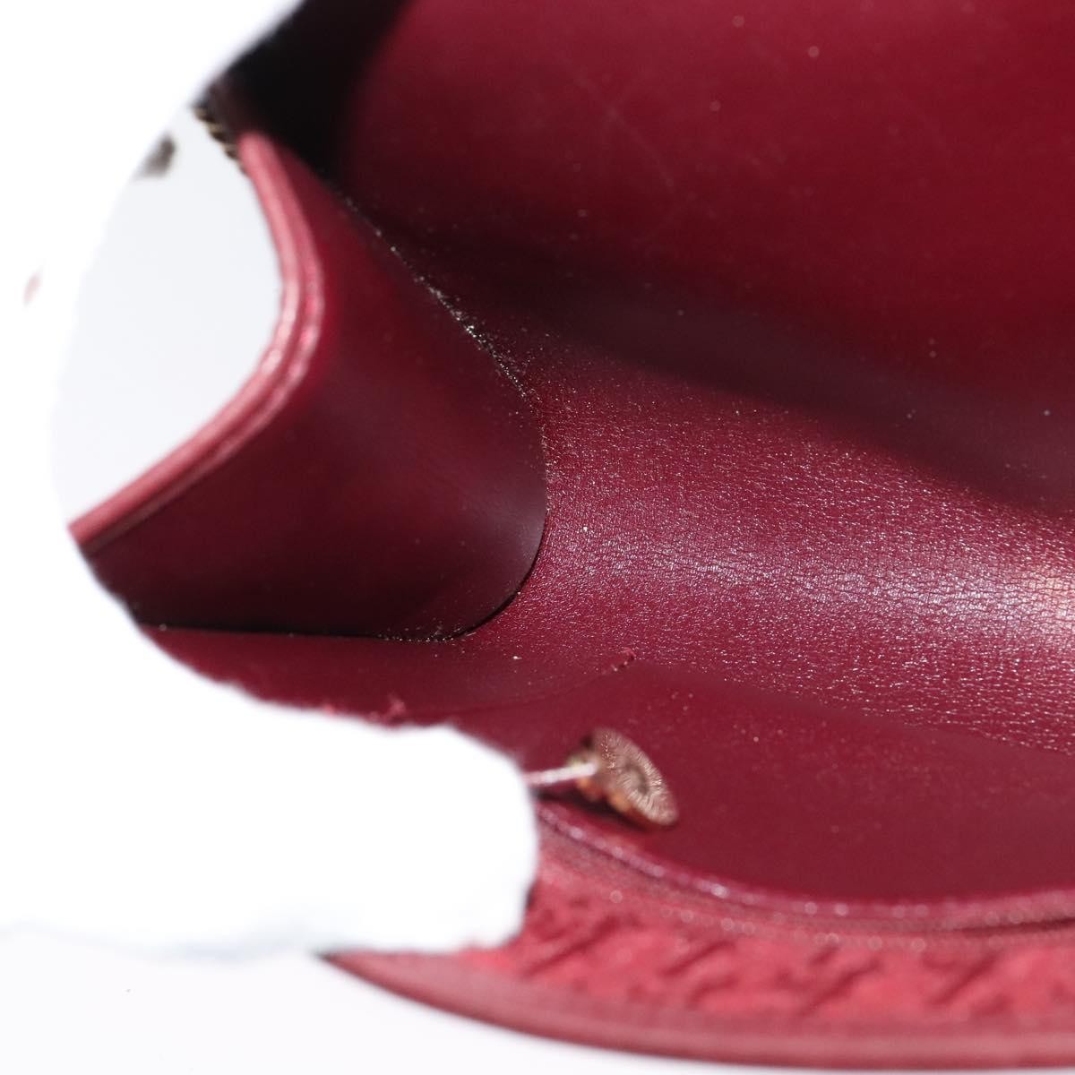 Christian Dior Vintage Trotteur Chain shoulder bag Canvas, RED, CANVAS, Shoulder bag