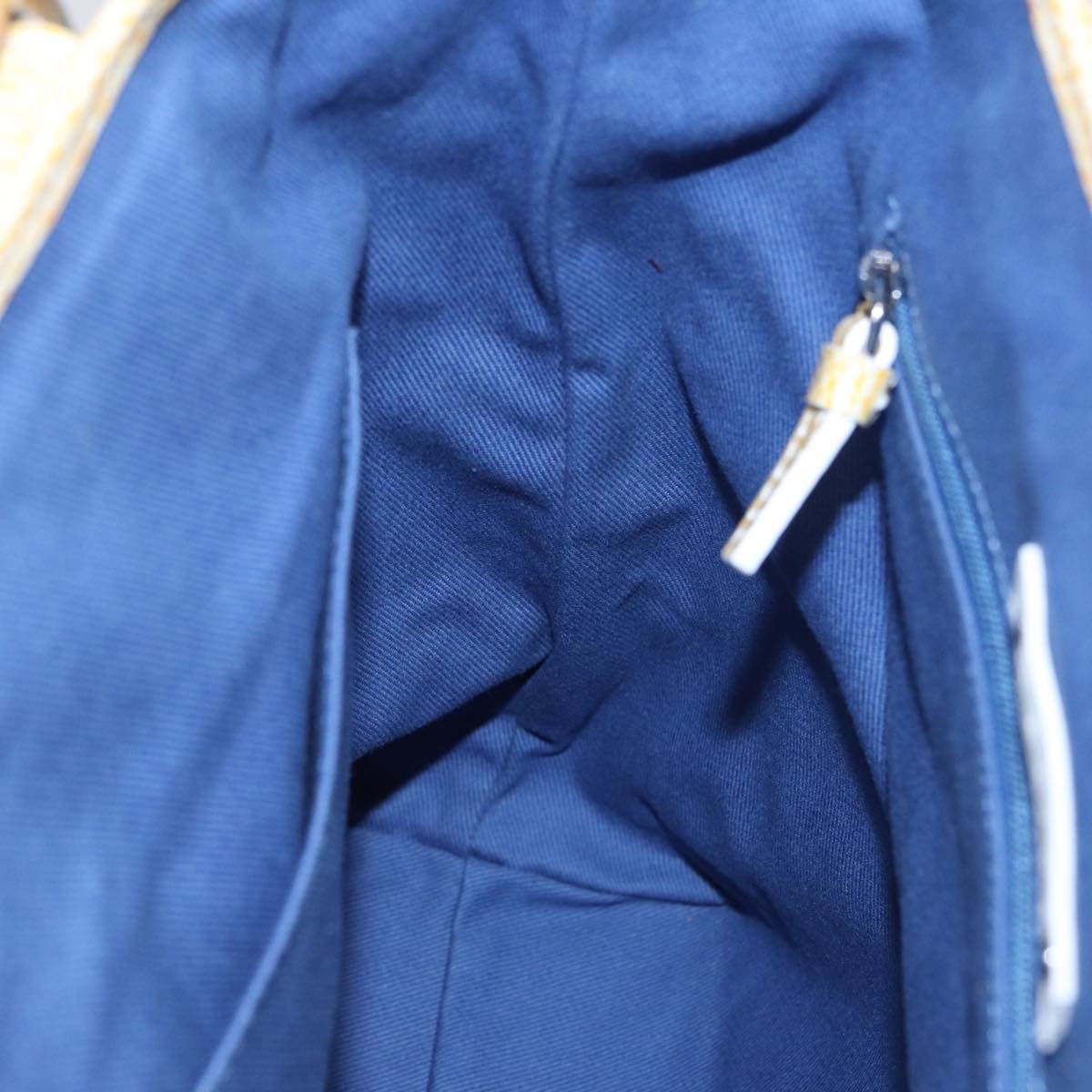 Celine Vintage Macadam Tote bag Canvas, YELLOW, CANVAS, Tote bag