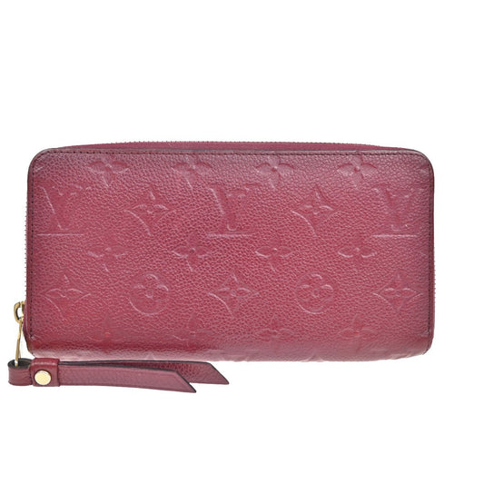 Louis Vuitton Zippy Wallet NM Leather Empreinte, PURPLE, LEATHER, Wallets