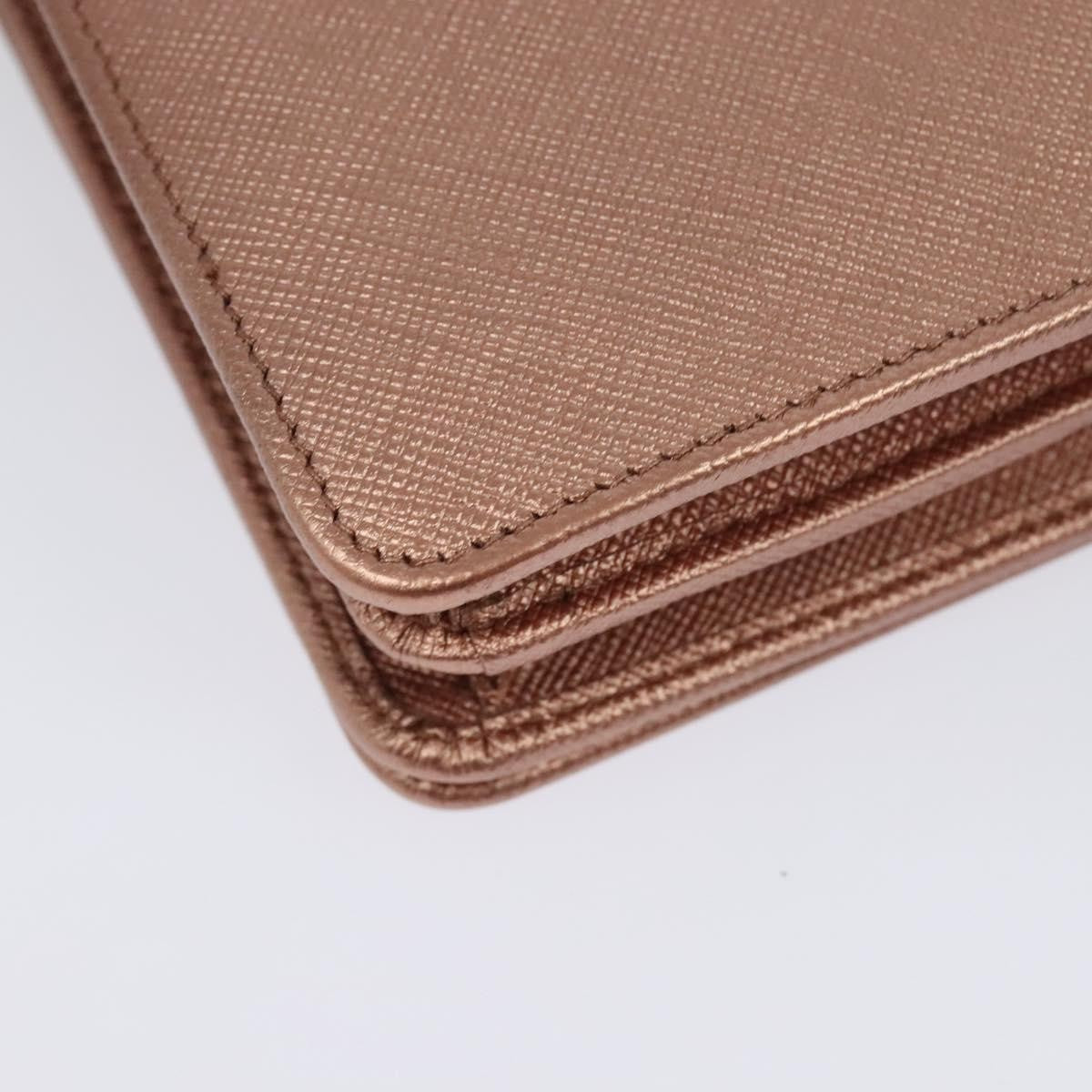 Prada Monochrome Chain Flap Bag Saffiano Leather, PINK, LEATHER, Shoulder bag