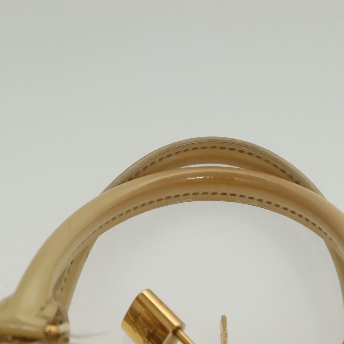 Louis Vuitton Alma Handbag Monogram Vernis, BEIGE, PATENT_LEATHER, Handbag