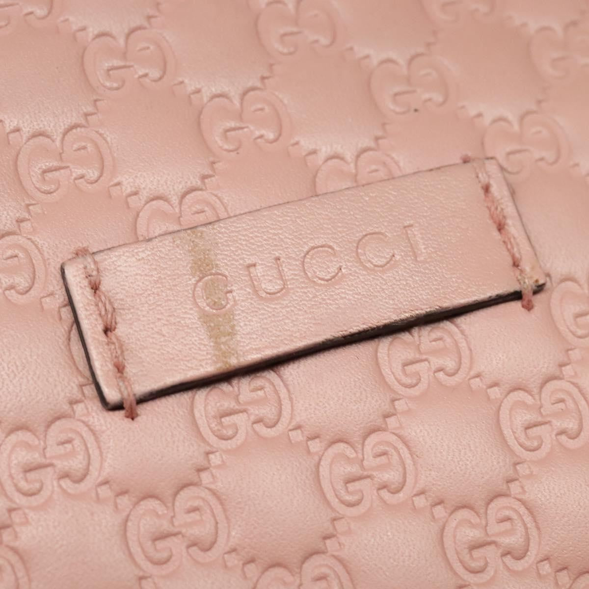 Gucci Margaux Tote (Outlet) Microguccissima Leather, PINK, LEATHER, Tote bag