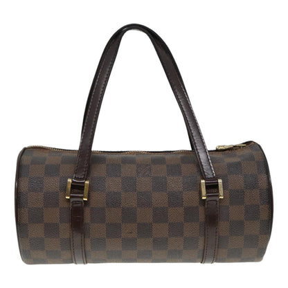 Louis Vuitton Papillon Handbag Damier, BROWN, CANVAS, Handbag