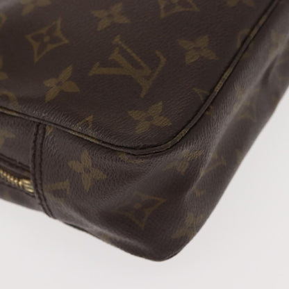 Louis Vuitton Trousse Toiletry Pouch Monogram Canvas, BROWN, CANVAS, Toiletry Case