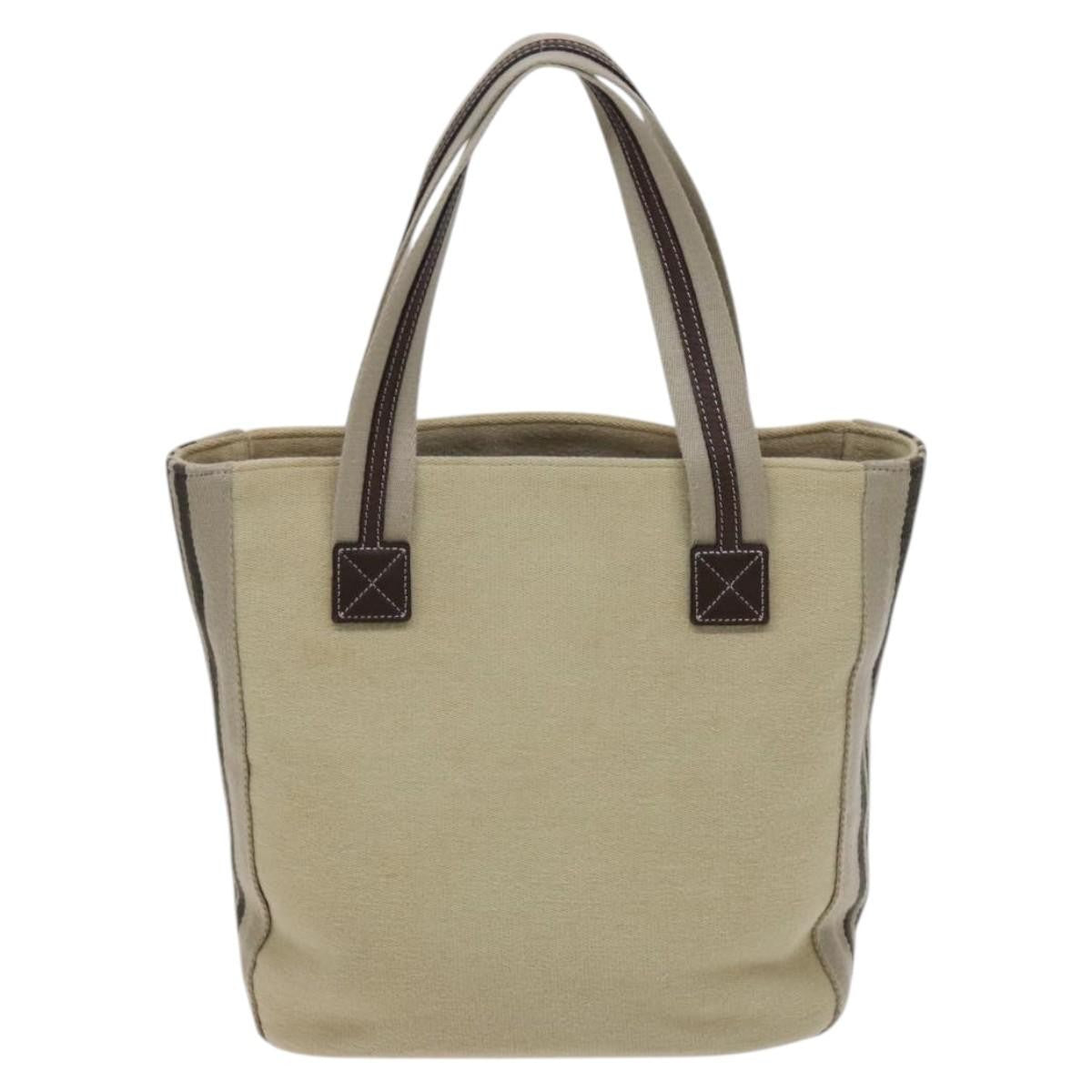 Burberry Blue Label Tote Bag Canvas, BEIGE, CANVAS, Tote bag