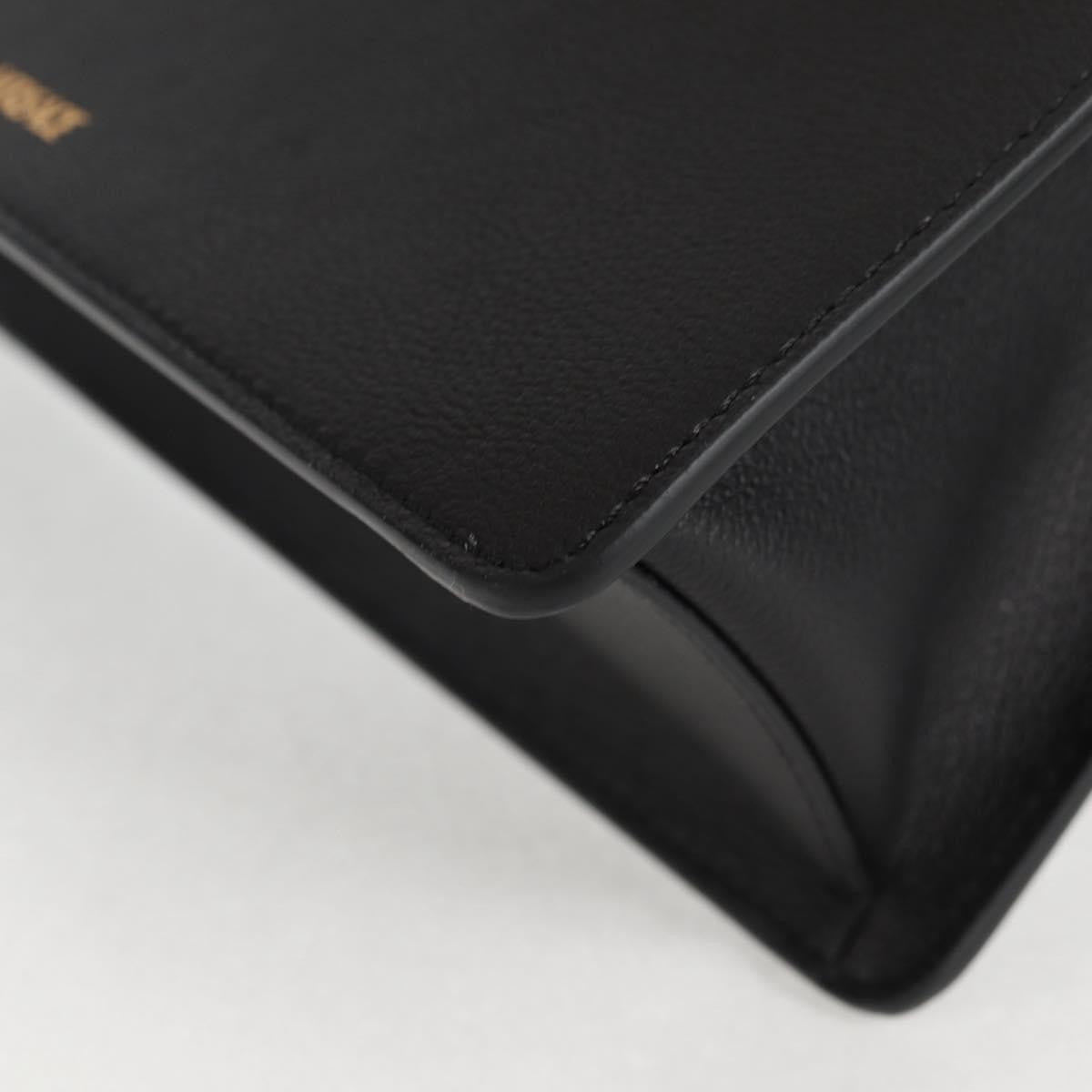 Versace La Medusa Top Handle Bag Leather, BLACK, LEATHER, Handbag