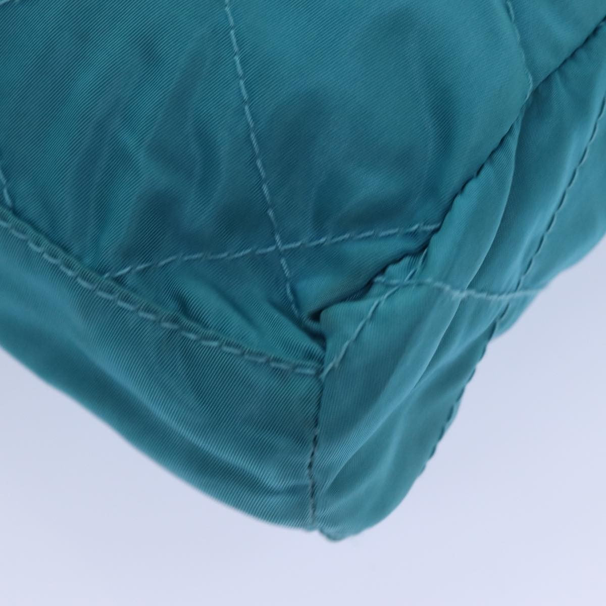 Prada Chain Shoulder Bag Tessuto, BLUE, NYLON, Shoulder bag