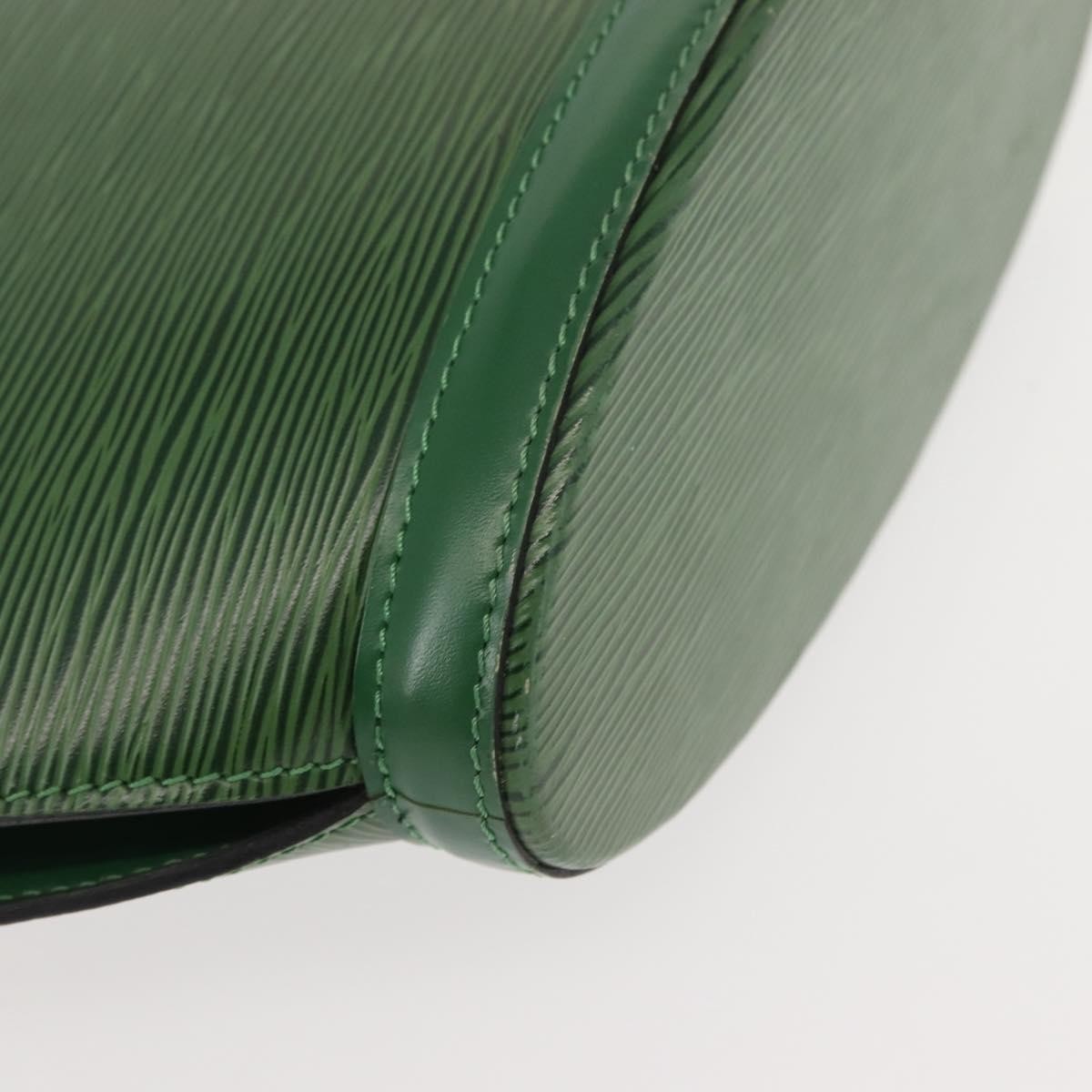 Louis Vuitton Saint Jacques Handbag Epi Leather, GREEN, LEATHER, Tote bag