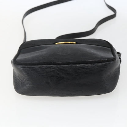 Salvatore Ferragamo Vala Shoulder Bag Leather, BLACK, LEATHER, Shoulder bag