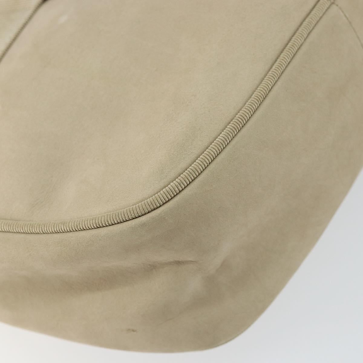 Salvatore Ferragamo Vala Shoulder Bag Suede, BEIGE, SUEDE, Shoulder bag