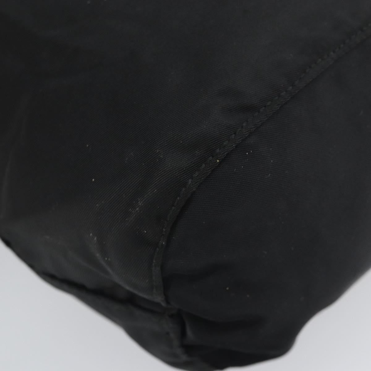 Prada Drawstring Travel Pouch Tessuto, BLACK, NYLON, Clutche & pouche