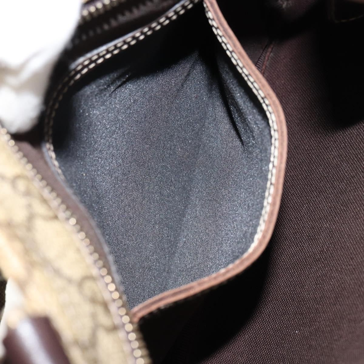 Gucci Flat Messenger Bag GG Canvas, BEIGE, CANVAS, Shoulder bag