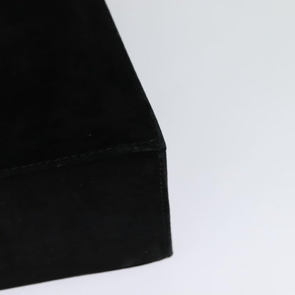 Salvatore Ferragamo Gancini Convertible Top Handle Bag Suede, BLACK, SUEDE, Handbag