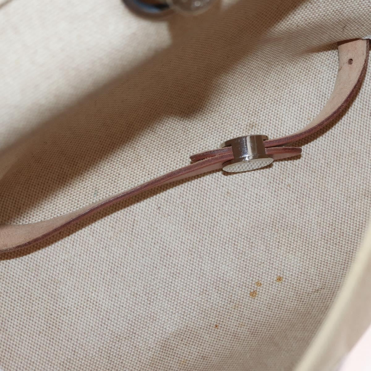 Hermes Herbag A Dos Backpack Toile, BEIGE, CANVAS, Backpack