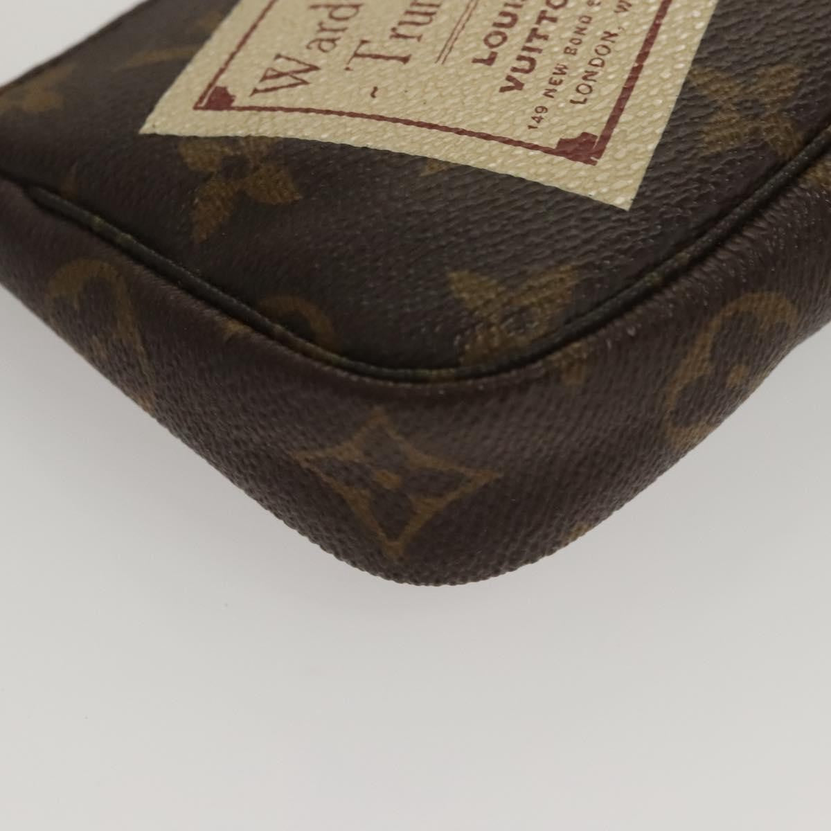 Louis Vuitton Pochette Accessoires Monogram Canvas, BROWN, CANVAS, Clutche & pouche