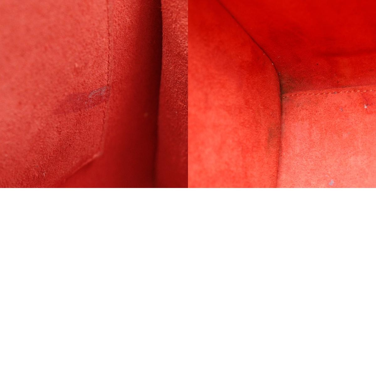 Celine Luggage Bag Grainy Leather, RED, CALFSKIN, Handbag