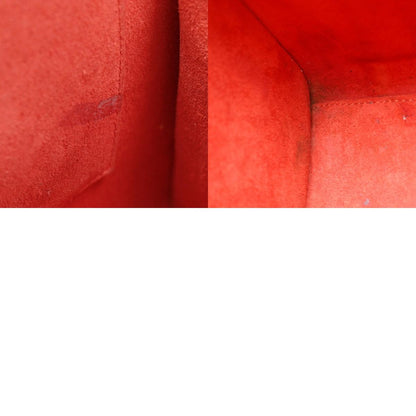 Celine Luggage Bag Grainy Leather, RED, CALFSKIN, Handbag