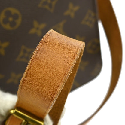 Louis Vuitton Cartouchiere Handbag Monogram Canvas, BROWN, CANVAS, Shoulder bag