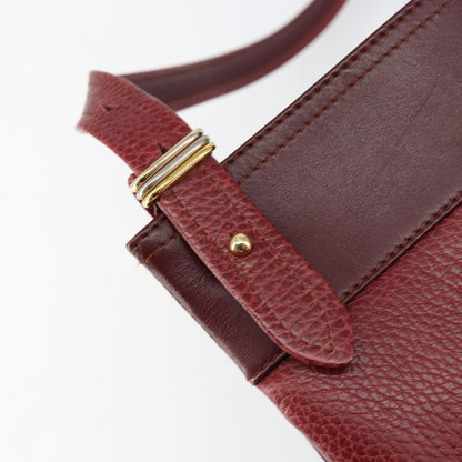 cartier Must de Cartier Shoulder Bag Leather, BURGUNDY, LEATHER, Shoulder bag