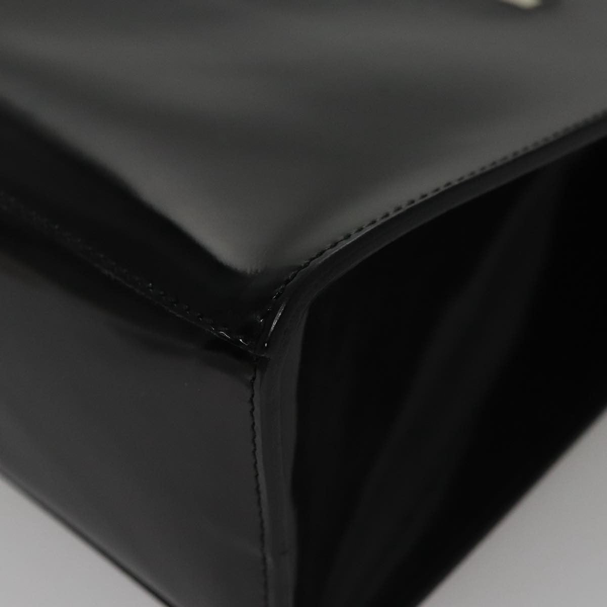 Salvatore Ferragamo Shopper Tote Patent Leather, BLACK, PATENT_LEATHER, Tote bag