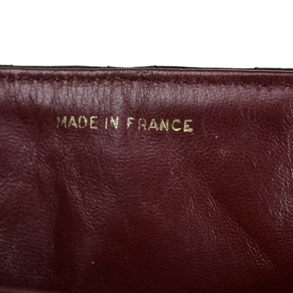 Chanel Vintage Envelope Flap Bag Quilted Lambskin, BLACK, LEATHER, Shoulder bag