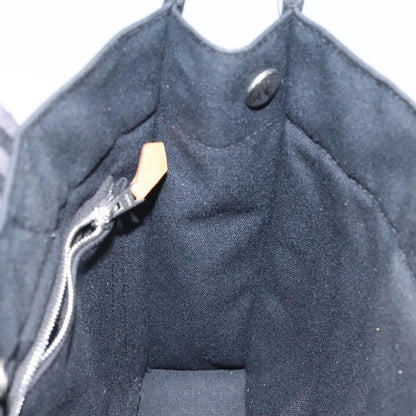 Hermes Fourre Tout Tote Canvas, BLACK, CANVAS, Tote bag