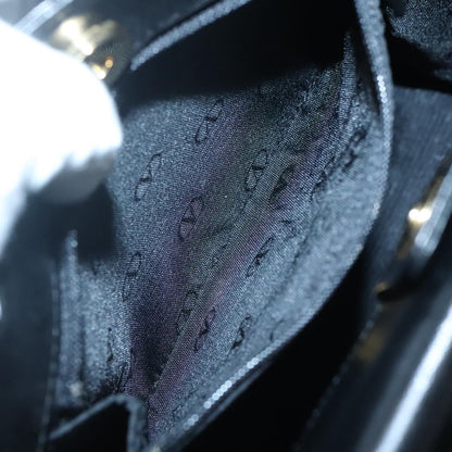 Valentino Garavani Vintage shoulder bag Leather, BLACK, LEATHER, Shoulder bag