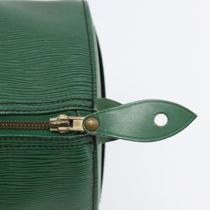 Louis Vuitton Speedy Handbag Epi Leather, GREEN, LEATHER, Handbag
