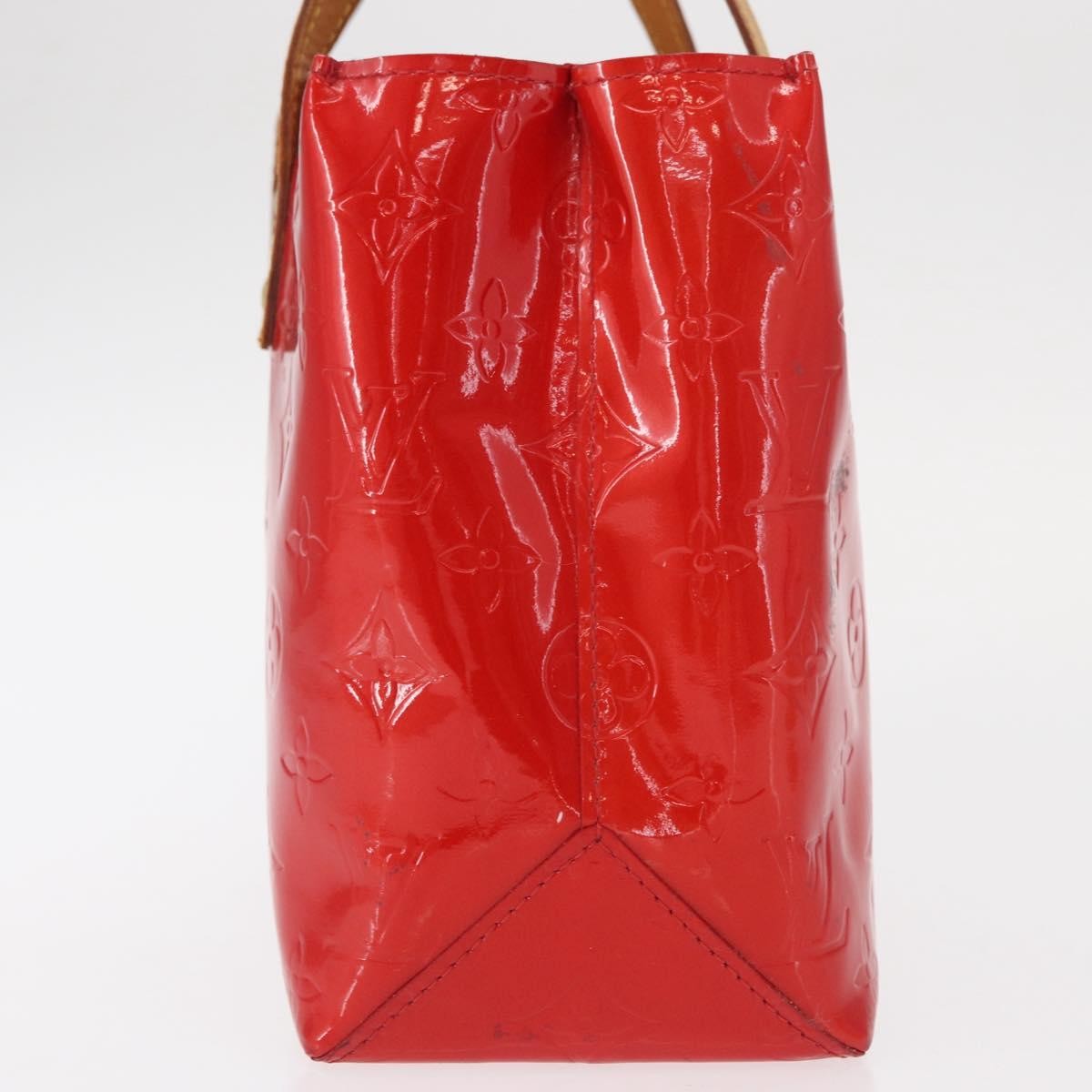 Louis Vuitton Reade Handbag Monogram Vernis, RED, PATENT_LEATHER, Handbag