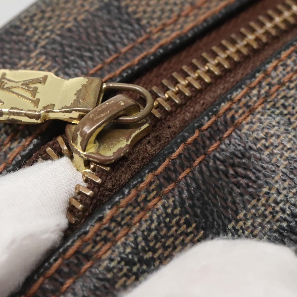 Louis Vuitton Blois Handbag Monogram Canvas, BROWN, CANVAS, Shoulder bag