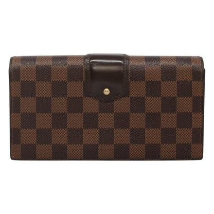 Louis Vuitton Sistina Wallet Damier, BROWN, CANVAS, Wallets