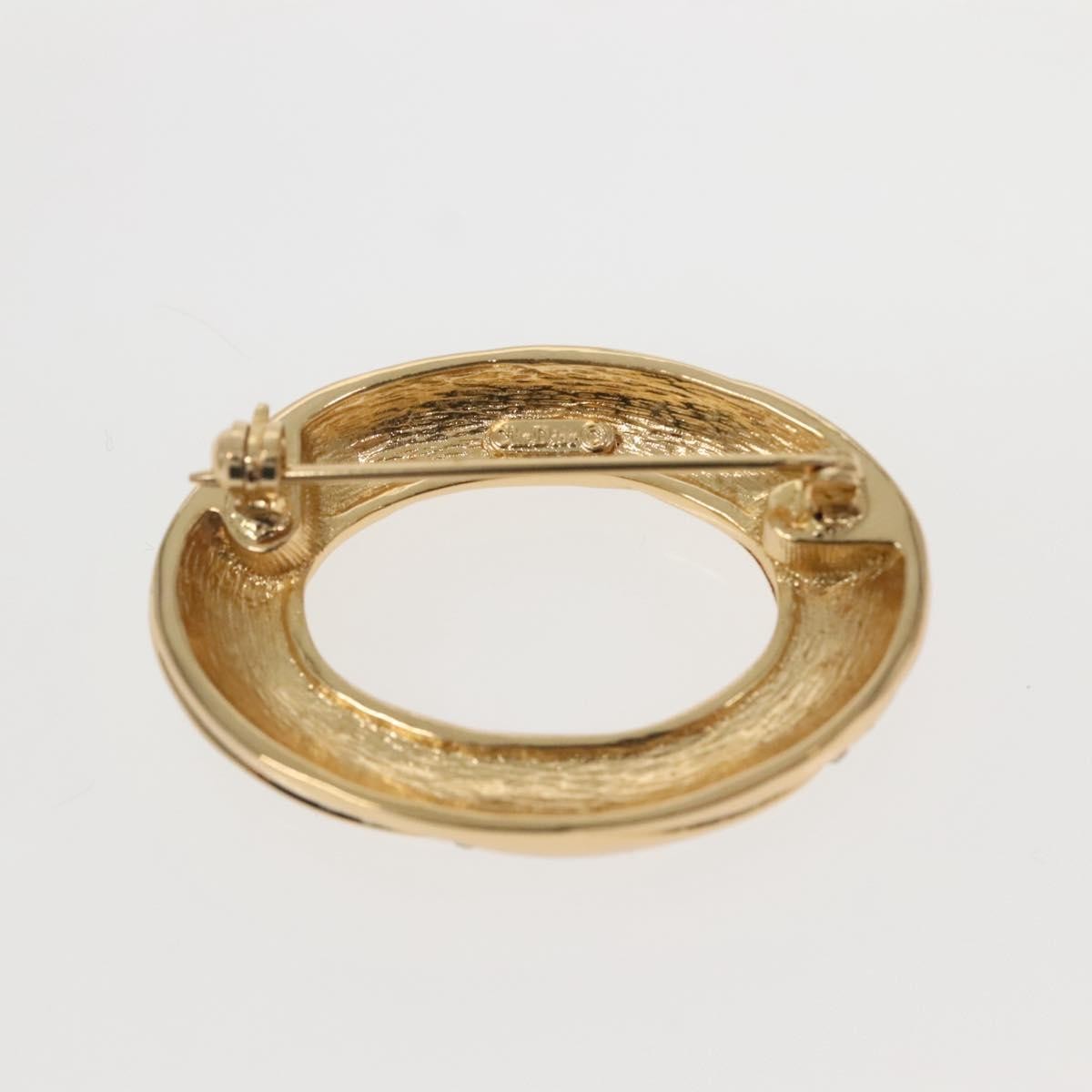 Christian Dior J'Adior Brooch Metal with Crystals, GOLD, METAL, Brooch