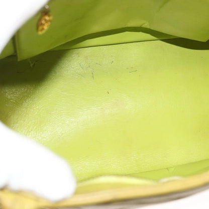 Chanel Medallion Tote Quilted Caviar, YELLOW, LEATHER, Tote bag