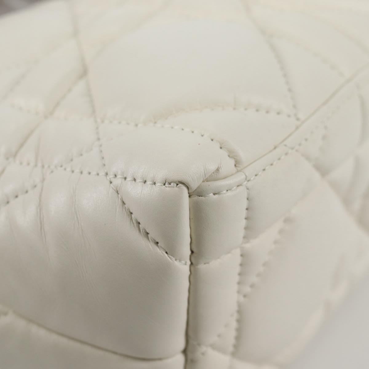 Christian Dior DiorTravel Nomad Pouch Macrocannage Quilt Calfskin, WHITE, LEATHER, Clutche & pouche