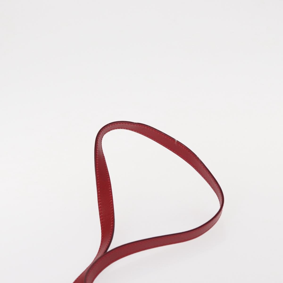 Salvatore Ferragamo Gancini handbag Leather, RED, LEATHER, Handbag