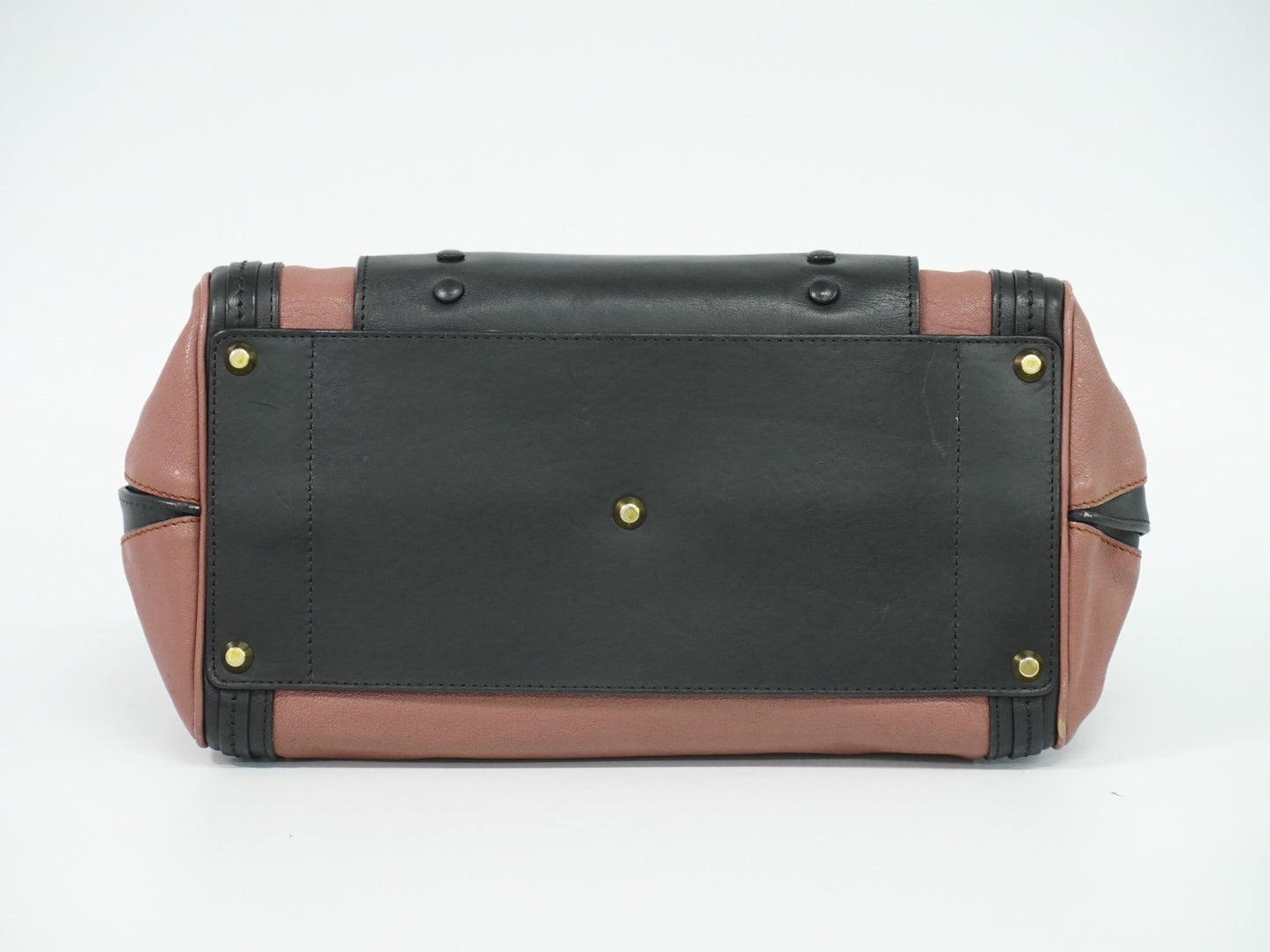 Chloe Alice Satchel Leather, PINK, LEATHER, Handbag