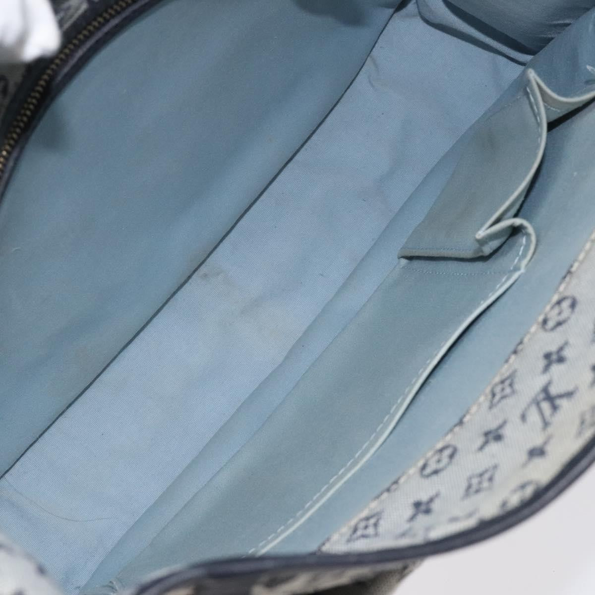 Louis Vuitton Mary Kate Messenger Bag Mini Lin, NAVY, CANVAS, Shoulder bag