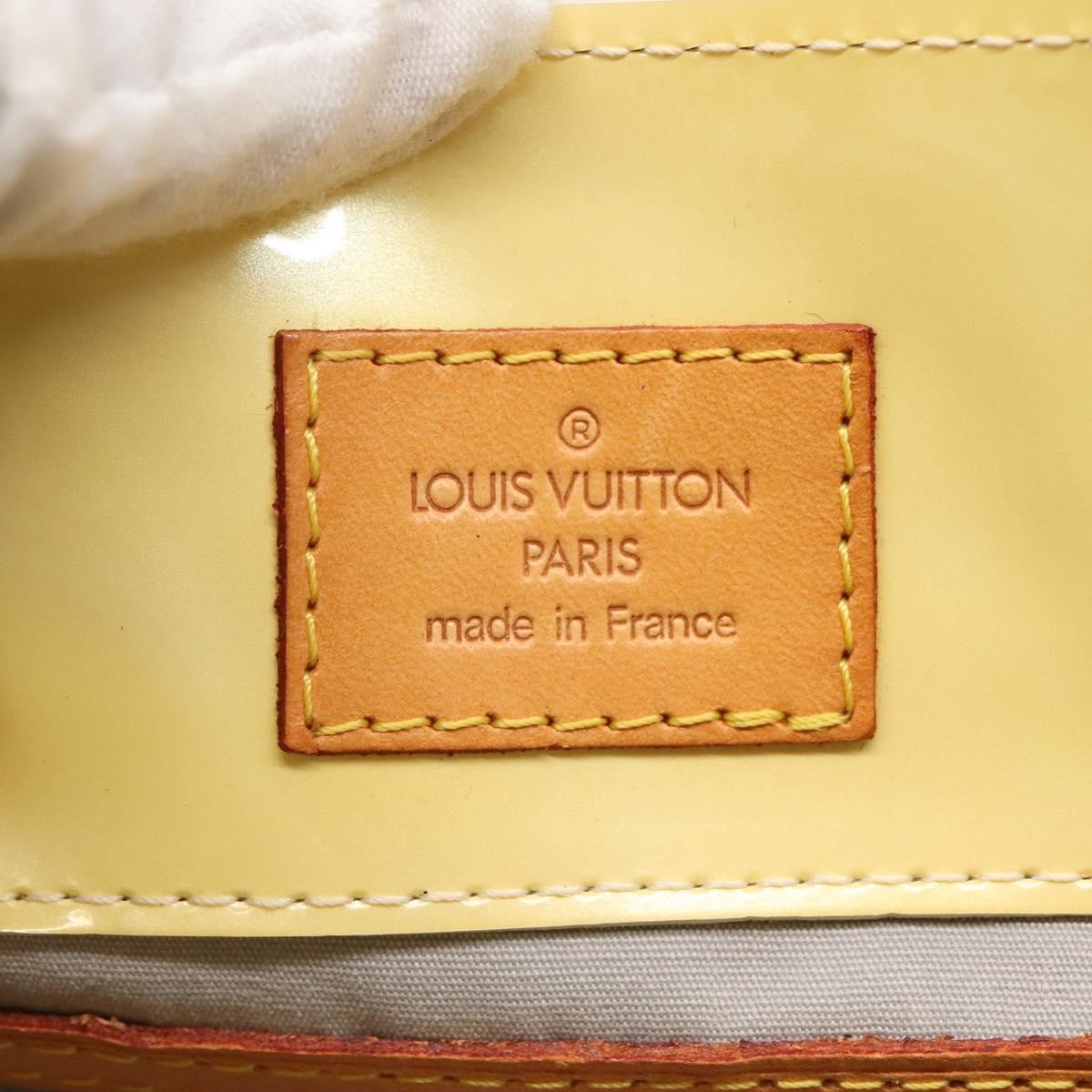 Louis Vuitton Reade Handbag Monogram Vernis, ECRU, PATENT_LEATHER, Handbag