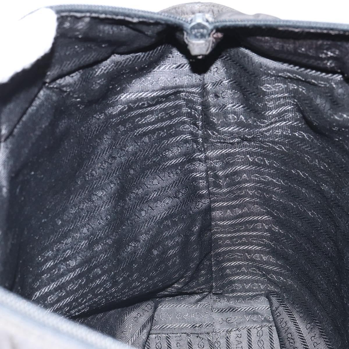 Prada Vintage Zip Tote Tessuto, BLACK, NYLON, Tote bag