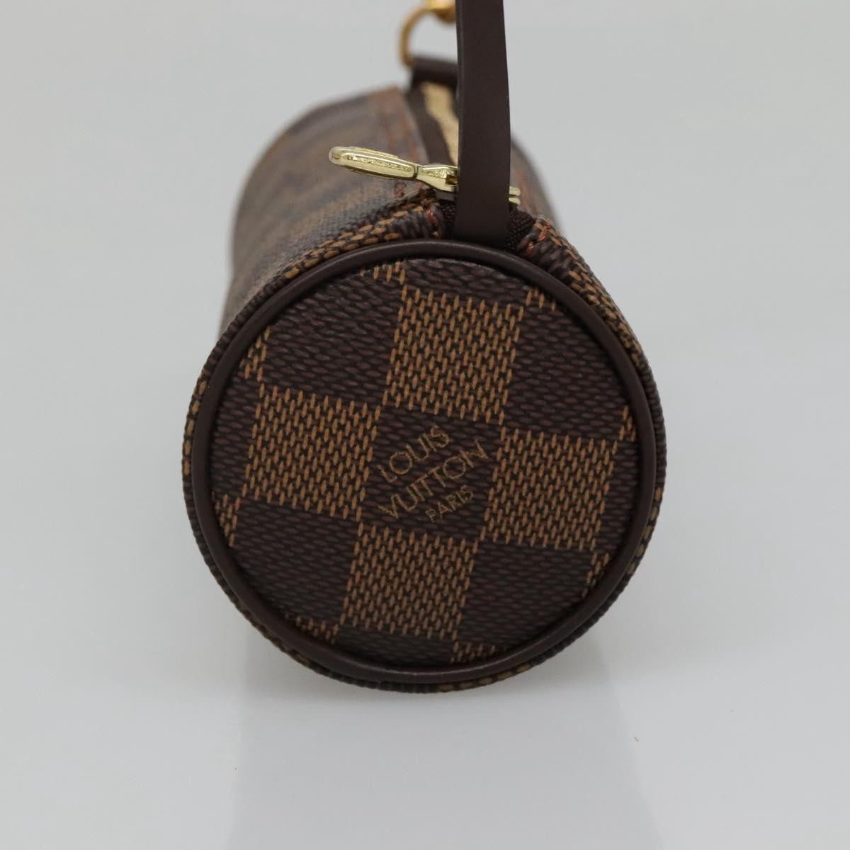 Louis Vuitton Papillon Pochette Damier, BROWN, CANVAS, Handbag