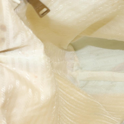 Prada Convertible Zip Tote (Outlet) Nylon, BEIGE, NYLON, Tote bag