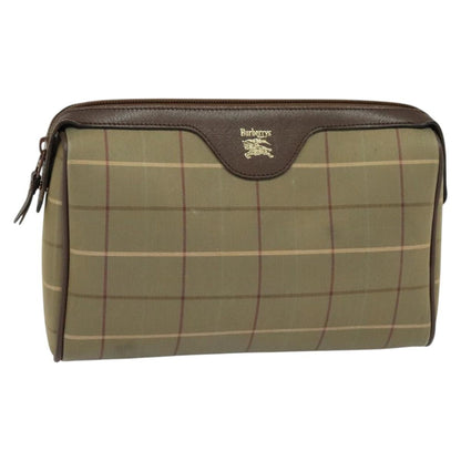 Burberry Nova check Pochette Canvas, BEIGE, CANVAS, Clutche & pouche