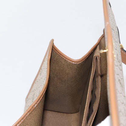 Christian Dior Vintage Honeycomb Handbag Canvas Leather, BEIGE, CANVAS, Handbag