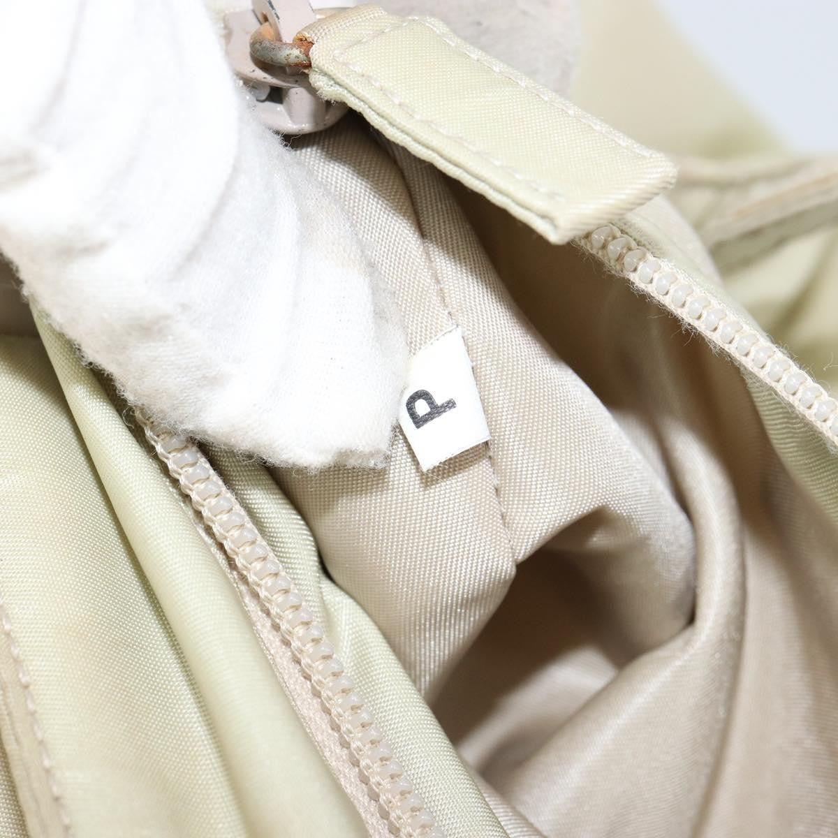 Prada Resin Handle Tote Tessuto, BEIGE, NYLON, Tote bag