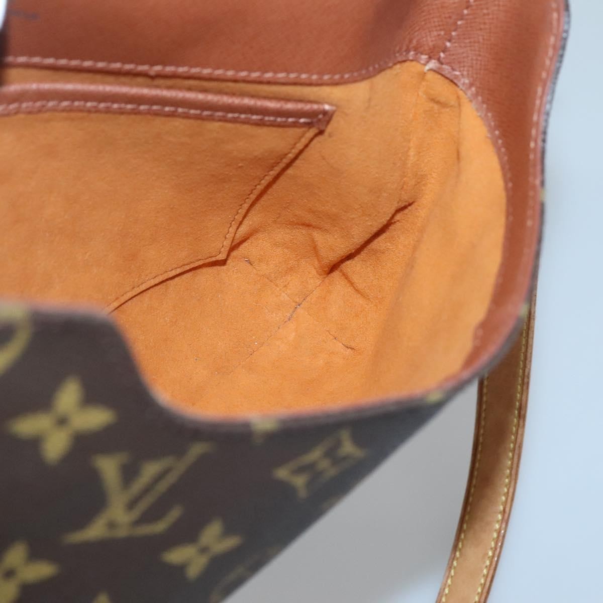 Louis Vuitton Musette Tango Handbag Monogram Canvas, BROWN, CANVAS, Handbag