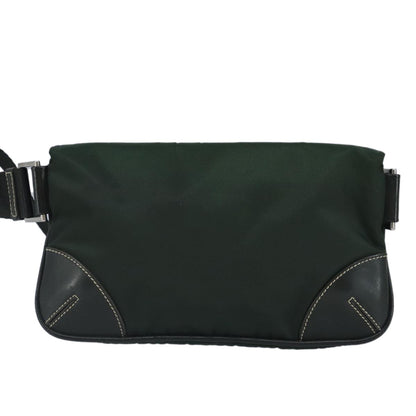 Prada Waist Bag Nylon and leather, KHAKI, NYLON, Shoulder bag