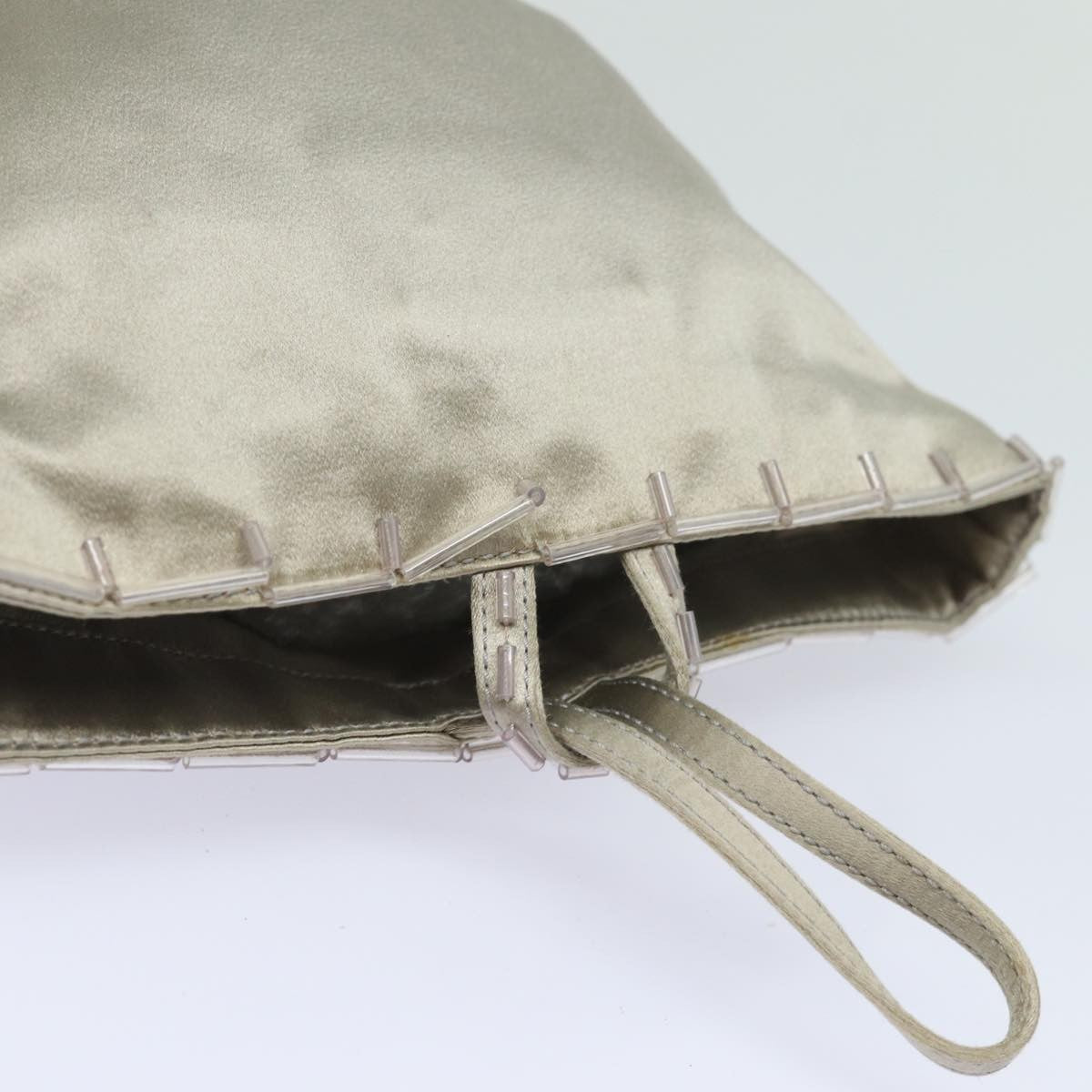 Prada Vintage Handbag Tessuto, SILVER, NYLON, Handbag